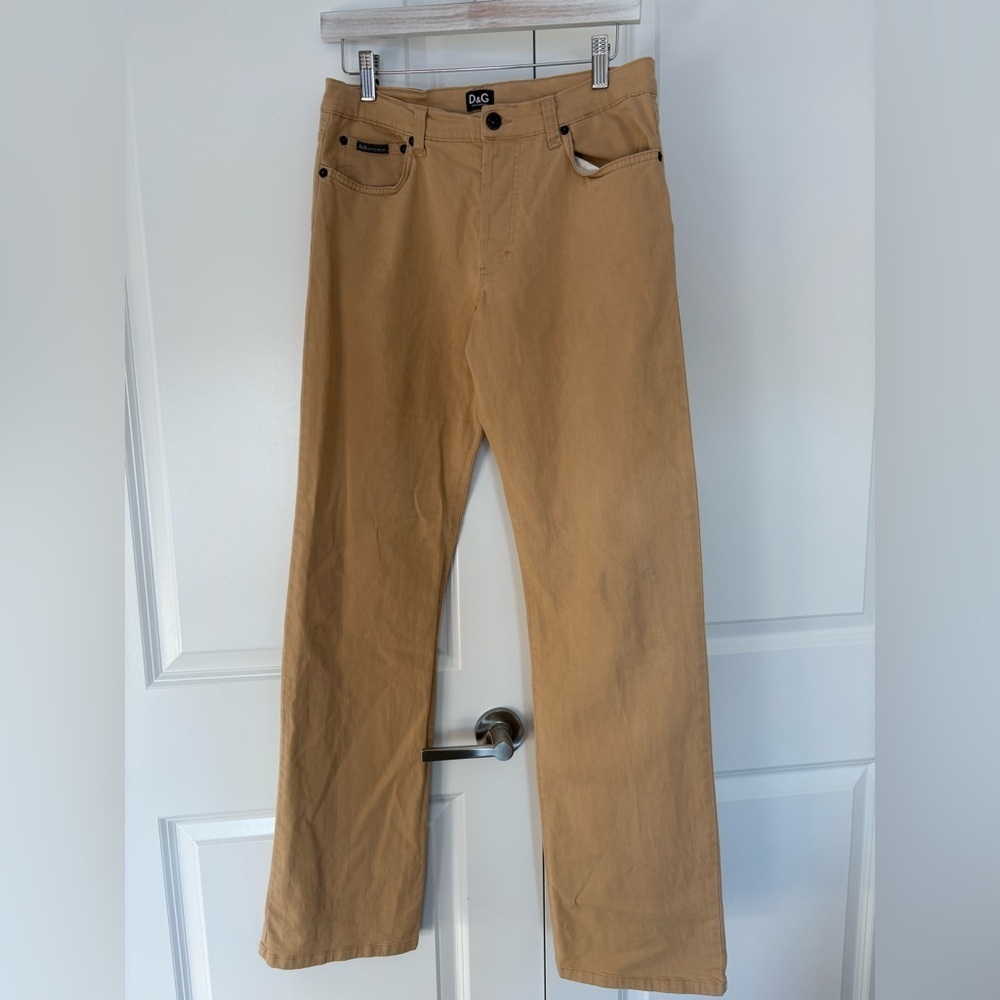 D&G Men’s Cotton Pants – Khaki Tan - Picture 2 of 14
